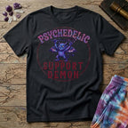 Printify T-Shirt Psychedelic Support Demon T-Shirt Mushroom Magic Mushroom T-Shirt