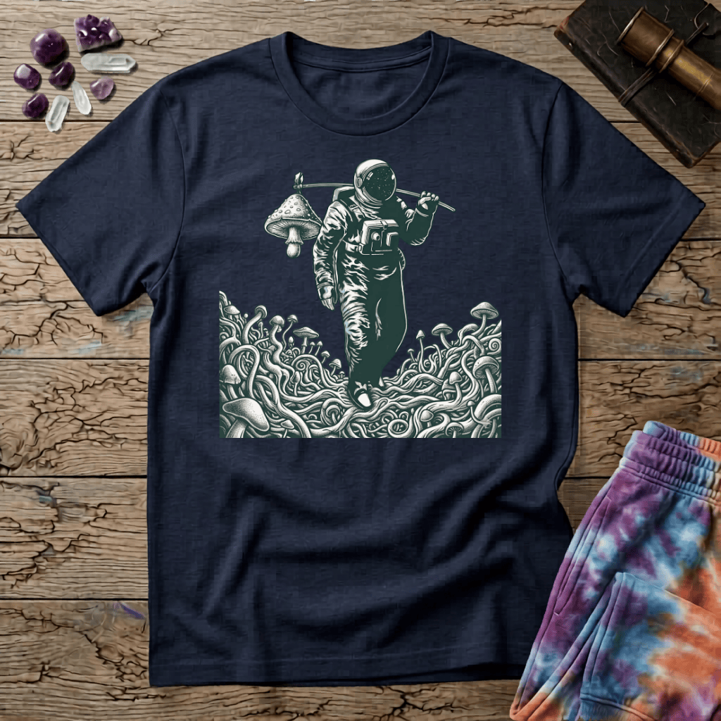 Printify T-Shirt Psychonaut Hike T-Shirt Mushroom Magic Mushroom T-Shirt