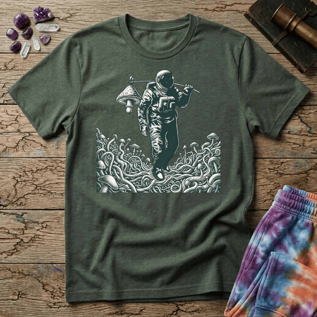Printify T-Shirt Psychonaut Hike T-Shirt Mushroom Magic Mushroom T-Shirt