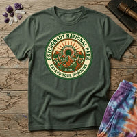 Printify T-Shirt Psychonaut National Park T-Shirt Mushroom Magic Mushroom T-Shirt