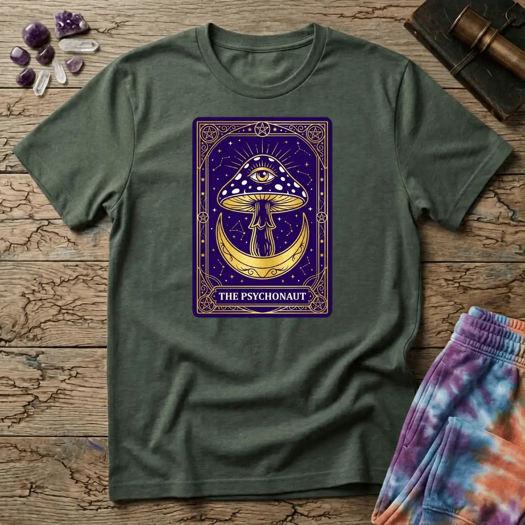 Printify T-Shirt Psychonaut T-Shirt Mushroom Magic Mushroom T-Shirt