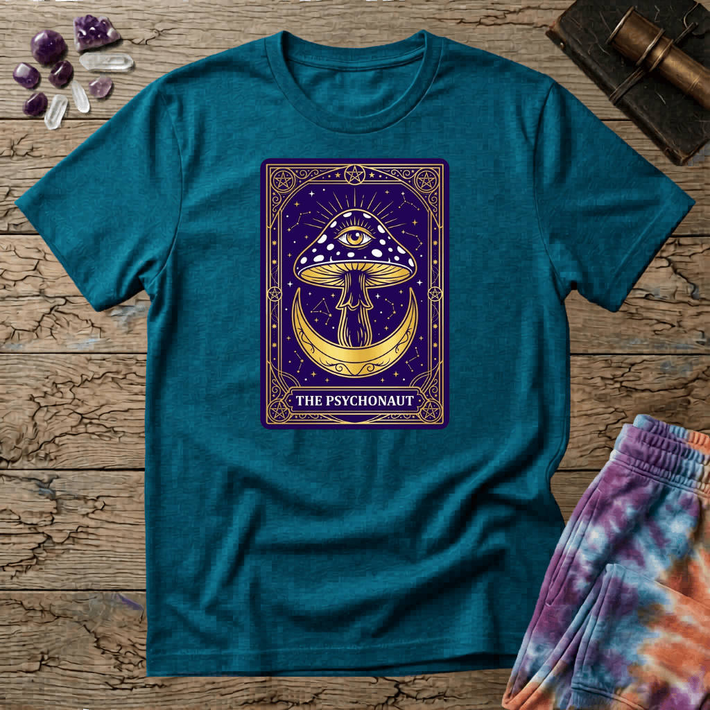 Printify T-Shirt Psychonaut T-Shirt Mushroom Magic Mushroom T-Shirt