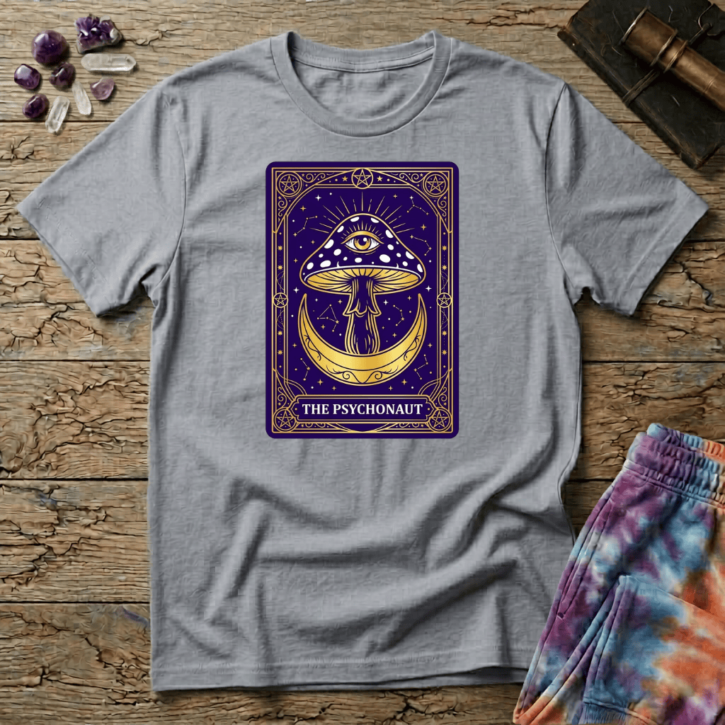 Printify T-Shirt Psychonaut T-Shirt Mushroom Magic Mushroom T-Shirt