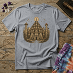 Printify T-Shirt Pyramid Mushroom Uno T-Shirt Mushroom Magic Mushroom T-Shirt