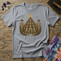 Printify T-Shirt Pyramid Mushroom Uno T-Shirt Mushroom Magic Mushroom T-Shirt