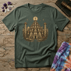 Printify T-Shirt Pyramid Mushroom Uno T-Shirt Mushroom Magic Mushroom T-Shirt