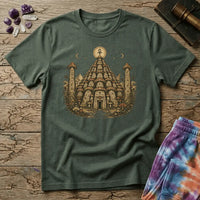Printify T-Shirt Pyramid Mushroom Uno T-Shirt Mushroom Magic Mushroom T-Shirt