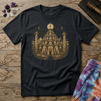 Printify T-Shirt Pyramid Mushroom Uno T-Shirt Mushroom Magic Mushroom T-Shirt