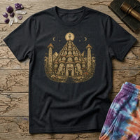 Printify T-Shirt Pyramid Mushroom Uno T-Shirt Mushroom Magic Mushroom T-Shirt