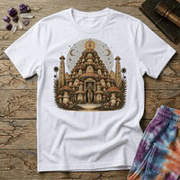 Printify T-Shirt Pyramids Too Mushroom T-Shirt Mushroom Magic Mushroom T-Shirt