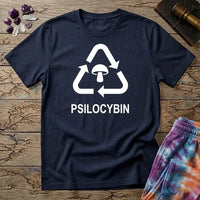 Printify T-Shirt Recycle Psilocybin Mushroom T-Shirt Mushroom Magic Mushroom T-Shirt