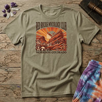 Printify T-Shirt Red Rocks Mycology Club Mushroom T-Shirt Mushroom Magic Mushroom T-Shirt