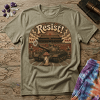 Printify T-Shirt Resist Mushroom Tiananmen Square T-Shirt Mushroom Magic Mushroom T-Shirt