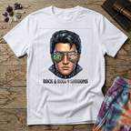 Printify T-Shirt Rock and Roll Mushroom T-Shirt Mushroom Magic Mushroom T-Shirt