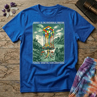 Printify T-Shirt Rubix Cube Melting Mushroom T-Shirt Mushroom Magic Mushroom T-Shirt