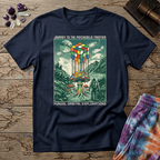 Printify T-Shirt Rubix Cube Melting Mushroom T-Shirt Mushroom Magic Mushroom T-Shirt