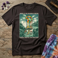 Printify T-Shirt Rubix Cube Melting Mushroom T-Shirt Mushroom Magic Mushroom T-Shirt