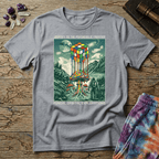 Printify T-Shirt Rubix Cube Melting Mushroom T-Shirt Mushroom Magic Mushroom T-Shirt