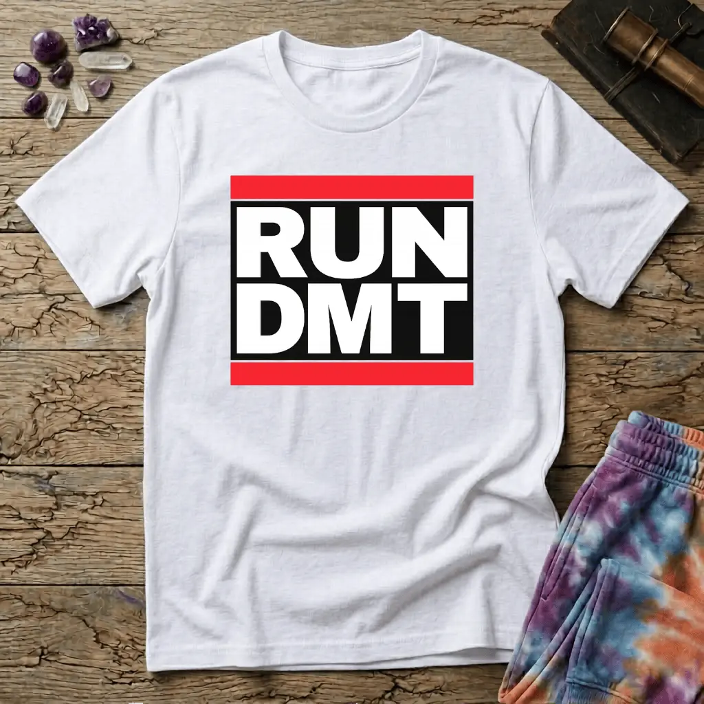 Printify T-Shirt Run DMT T-Shirt Mushroom Magic Mushroom T-Shirt