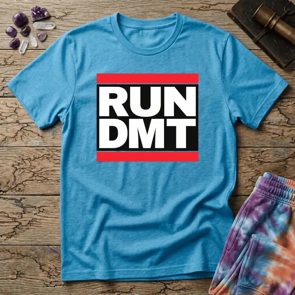 Printify T-Shirt Run DMT T-Shirt Mushroom Magic Mushroom T-Shirt