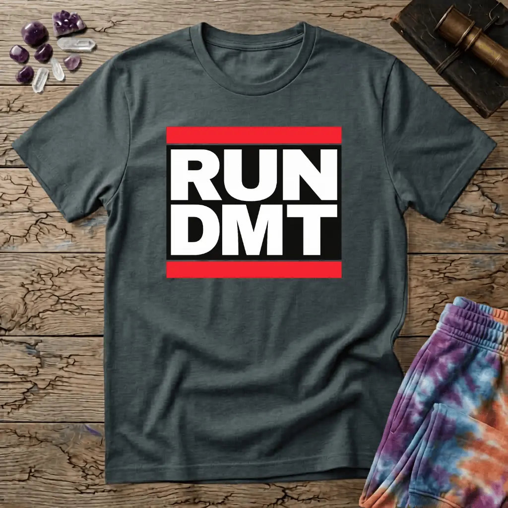 Printify T-Shirt Run DMT T-Shirt Mushroom Magic Mushroom T-Shirt