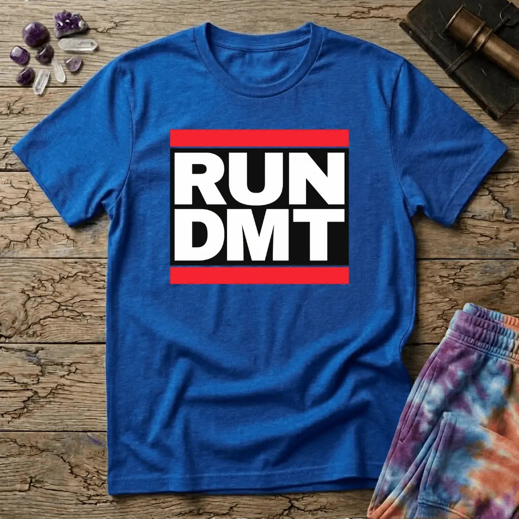 Printify T-Shirt Run DMT T-Shirt Mushroom Magic Mushroom T-Shirt