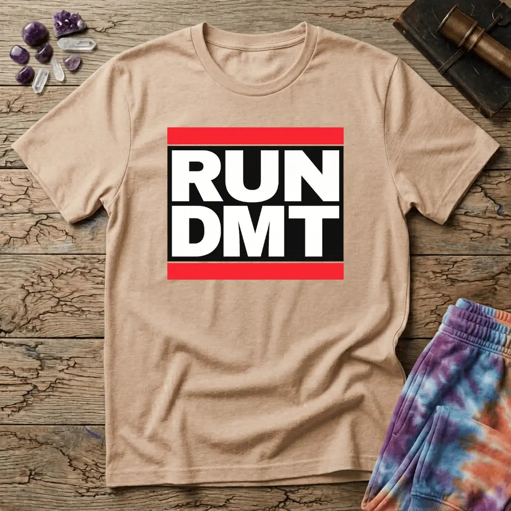 Printify T-Shirt Run DMT T-Shirt Mushroom Magic Mushroom T-Shirt