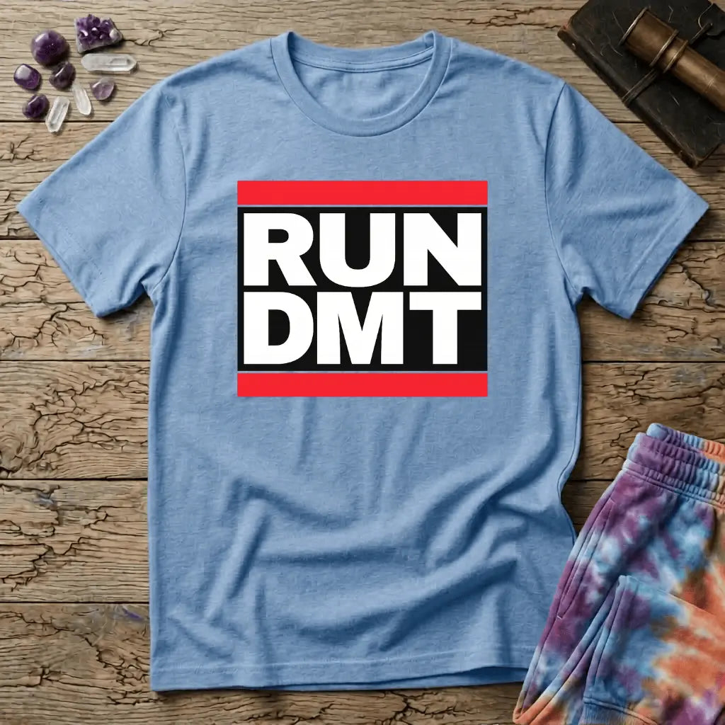 Printify T-Shirt Run DMT T-Shirt Mushroom Magic Mushroom T-Shirt