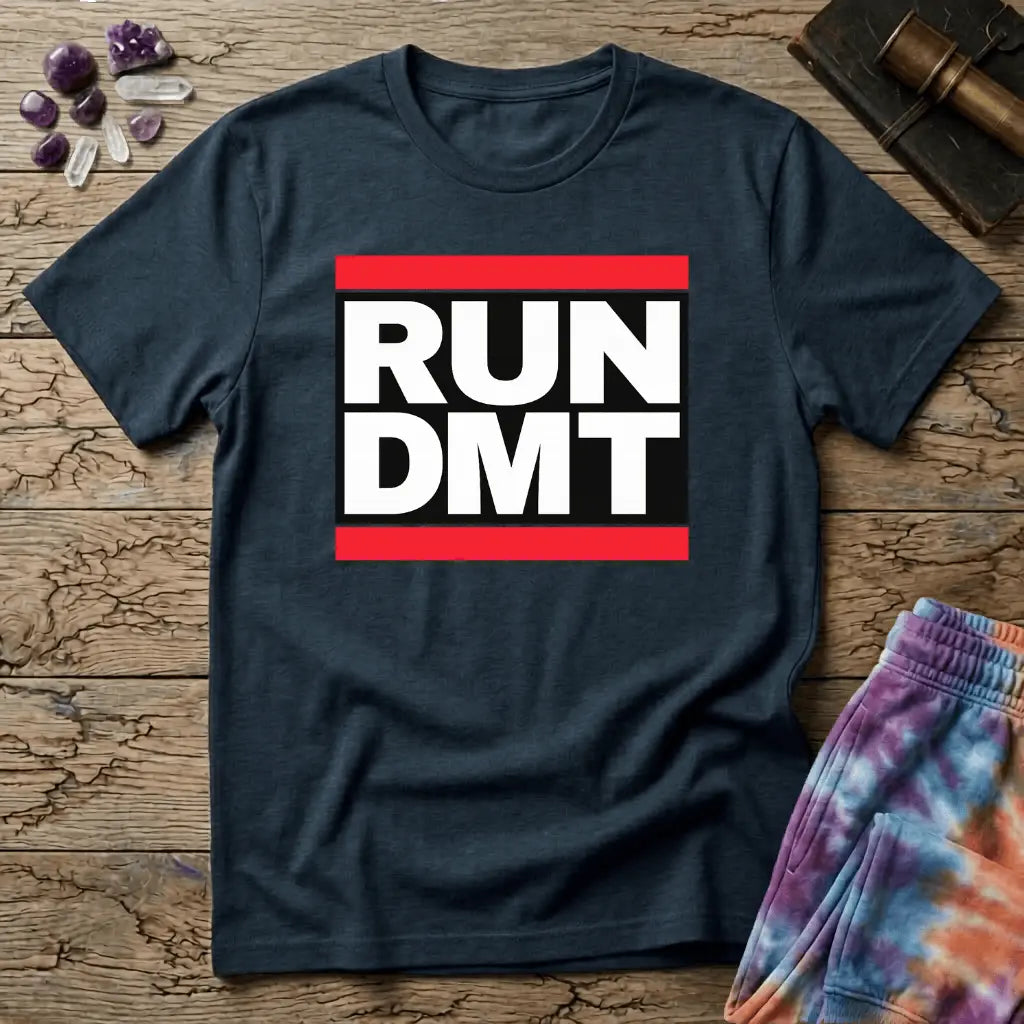 Printify T-Shirt Run DMT T-Shirt Mushroom Magic Mushroom T-Shirt