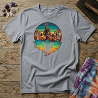 Printify T-Shirt Sasquatch Metal Mushroom T-Shirt Mushroom Magic Mushroom T-Shirt