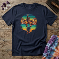 Printify T-Shirt Sasquatch Metal Mushroom T-Shirt Mushroom Magic Mushroom T-Shirt