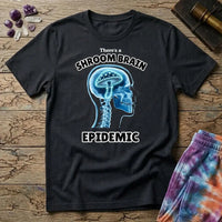 Printify T-Shirt Shroom Brain Epidemic T-Shirt Mushroom Magic Mushroom T-Shirt