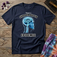 Printify T-Shirt Shroom Brain Epidemic T-Shirt Mushroom Magic Mushroom T-Shirt