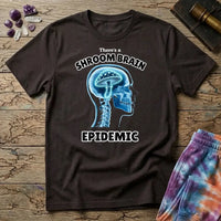 Printify T-Shirt Shroom Brain Epidemic T-Shirt Mushroom Magic Mushroom T-Shirt