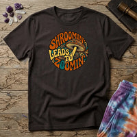 Printify T-Shirt Shroomin Leads To Zoomin Thrice T-Shirt Mushroom Magic Mushroom T-Shirt