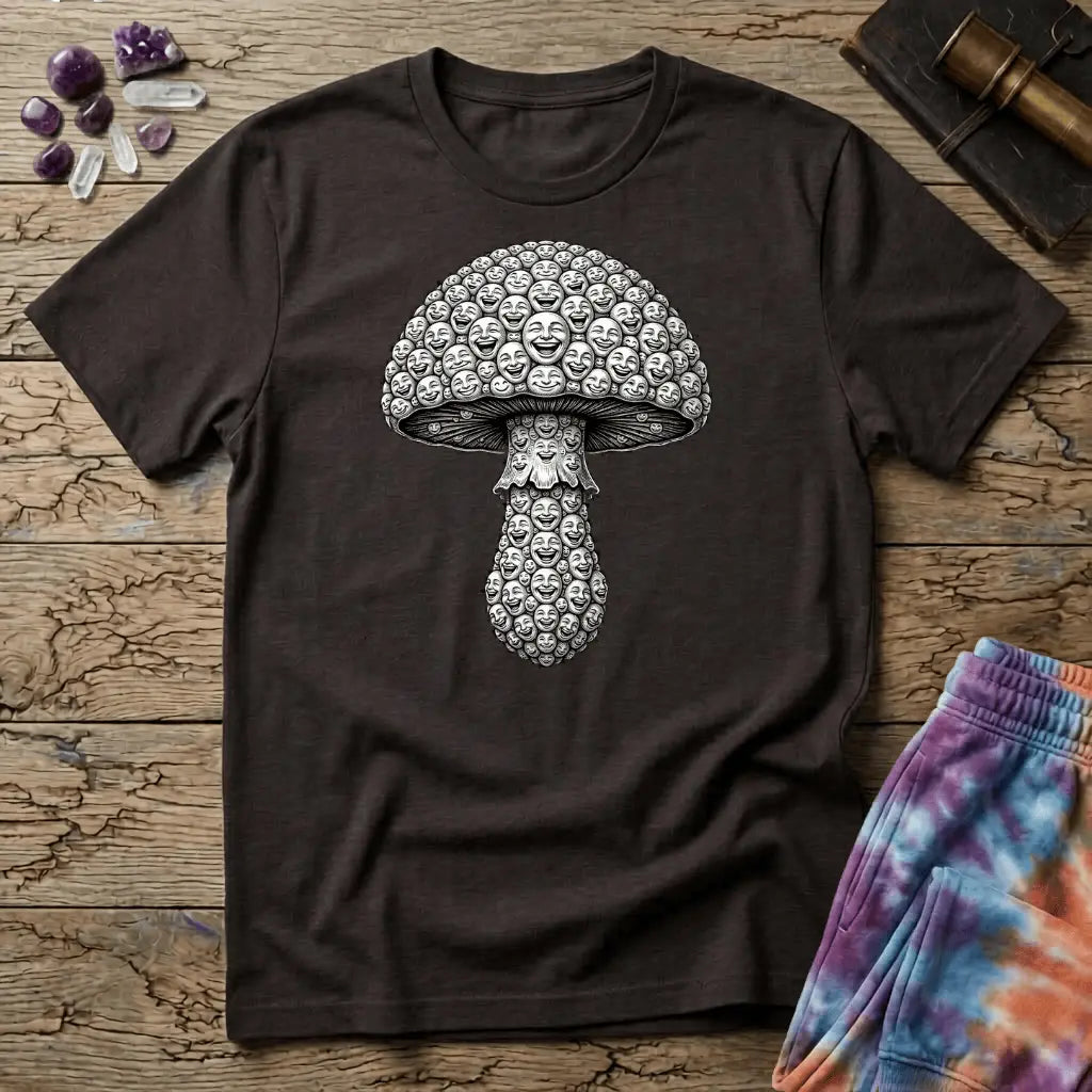 Printify T-Shirt Smiles Mushroom T-Shirt Mushroom Magic Mushroom T-Shirt