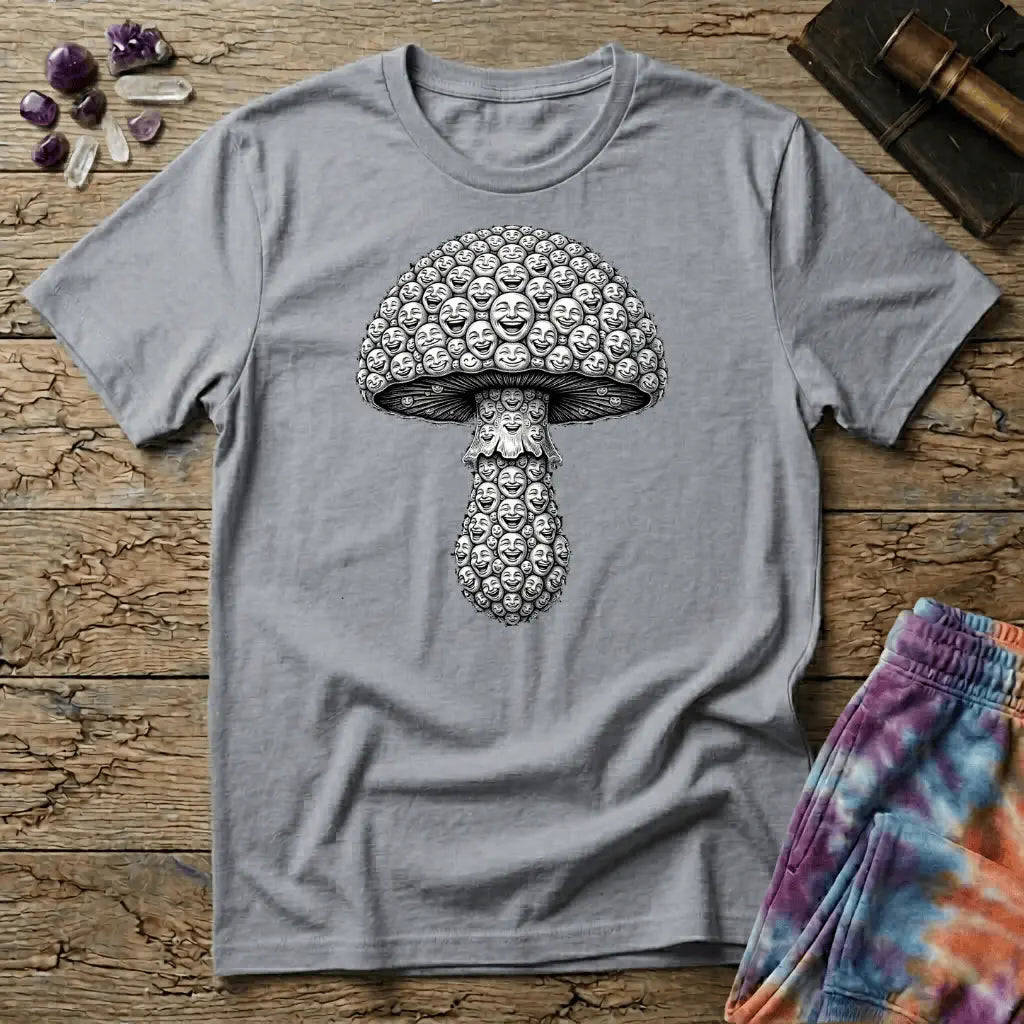 Printify T-Shirt Smiles Mushroom T-Shirt Mushroom Magic Mushroom T-Shirt