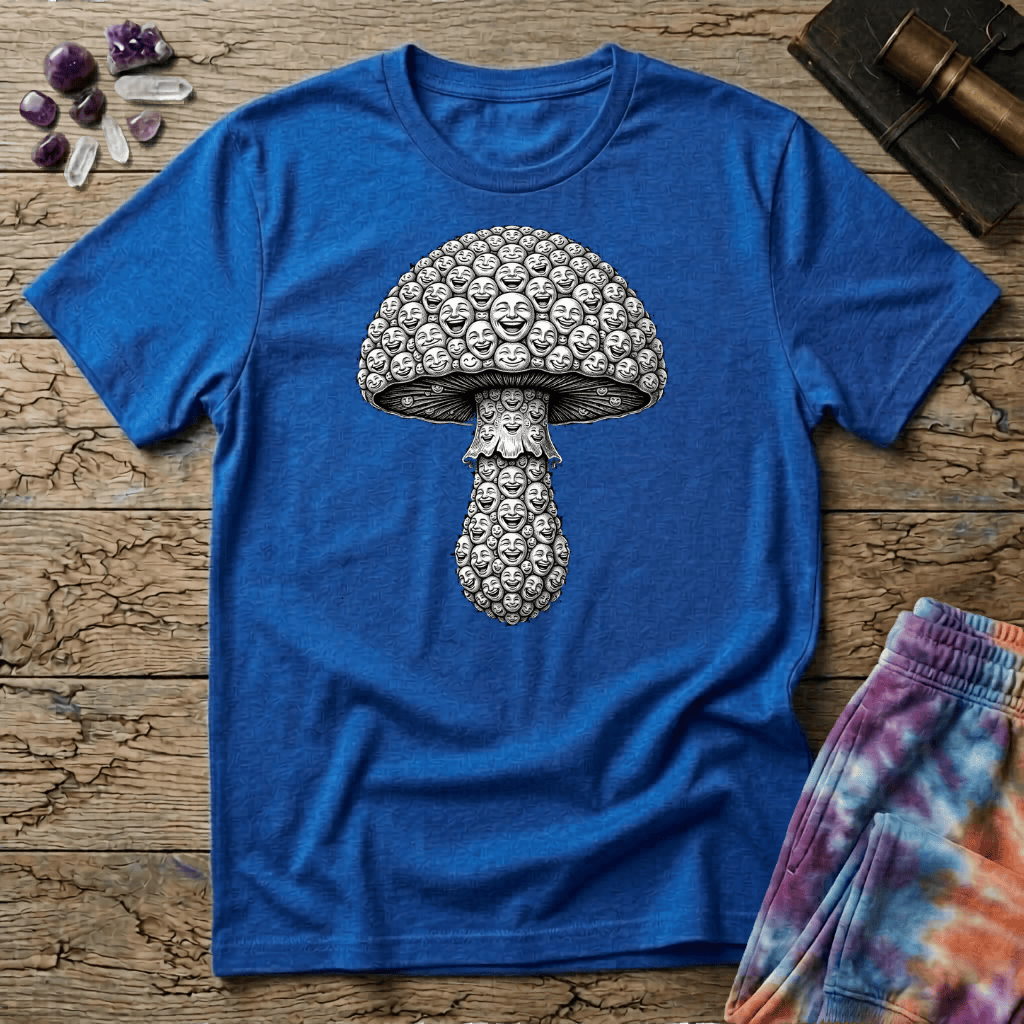Printify T-Shirt Smiles Mushroom T-Shirt Mushroom Magic Mushroom T-Shirt