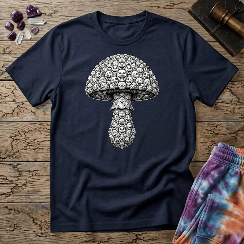 Printify T-Shirt Smiles Mushroom T-Shirt Mushroom Magic Mushroom T-Shirt