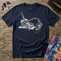 Printify T-Shirt Space Shuttle Mushroom T-Shirt Mushroom Magic Mushroom T-Shirt