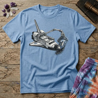 Printify T-Shirt Space Shuttle Mushroom T-Shirt Mushroom Magic Mushroom T-Shirt