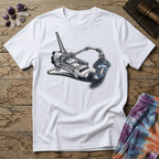 Printify T-Shirt Space Shuttle Mushroom T-Shirt Mushroom Magic Mushroom T-Shirt