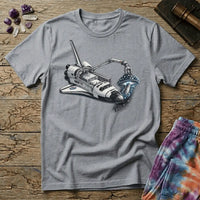 Printify T-Shirt Space Shuttle Mushroom T-Shirt Mushroom Magic Mushroom T-Shirt