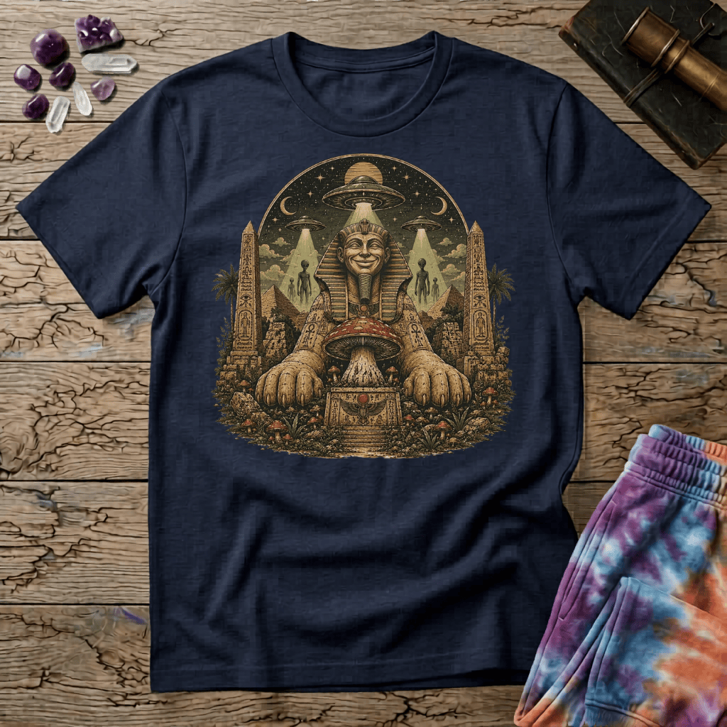 Printify T-Shirt Sphinx Mushroom T-Shirt Mushroom Magic Mushroom T-Shirt