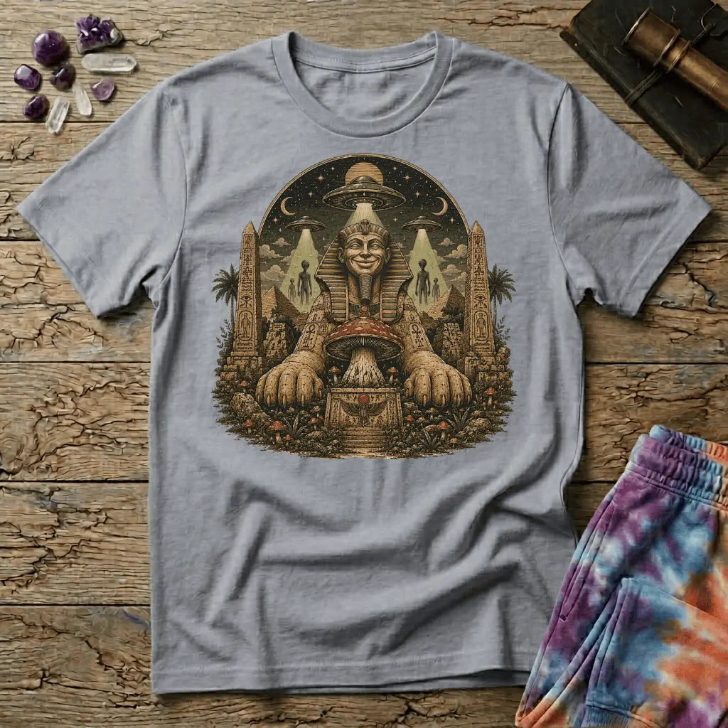 Printify T-Shirt Sphinx Mushroom T-Shirt Mushroom Magic Mushroom T-Shirt