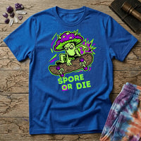 Printify T-Shirt Spore or Die Mushroom T-Shirt Mushroom Magic Mushroom T-Shirt