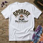 Printify T-Shirt Sporegy Youre Invited T-Shirt Mushroom Magic Mushroom T-Shirt