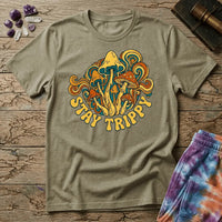 Printify T-Shirt Stay Trippy Mushroom T-Shirt Mushroom Magic Mushroom T-Shirt