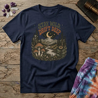 Printify T-Shirt Stay Wild Drift Deep Mushroom T-Shirt Mushroom Magic Mushroom T-Shirt