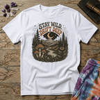 Printify T-Shirt Stay Wild Drift Deep Mushroom T-Shirt Mushroom Magic Mushroom T-Shirt